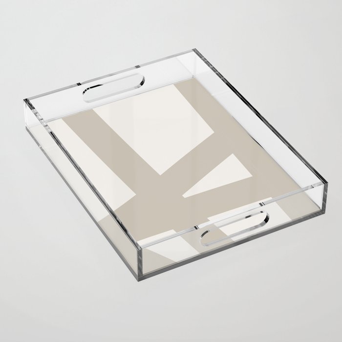 Neutral Abstract 3B Acrylic Tray Gallery Image 1