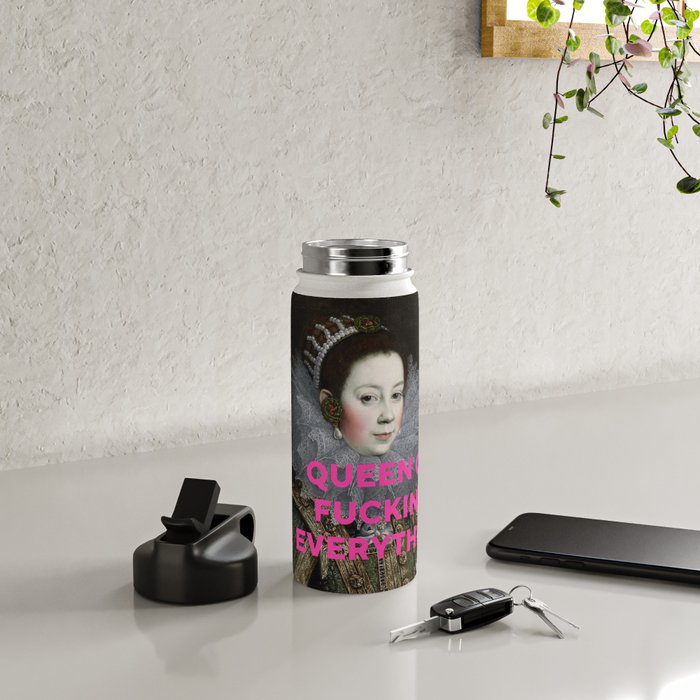 Queen of Fucking Everything - Feminist Water Bottle Gallery Image 4