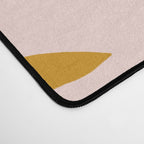 Gold Flowers on Pink Background - Pattern Desk Mat Gallery Image 4