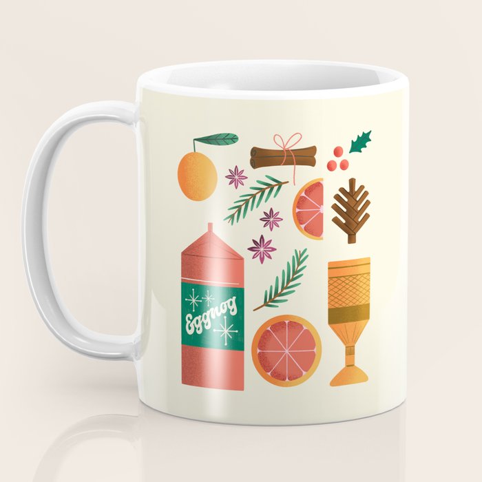 Egg Nog and Holiday Aromatic Foods Still Life Coffee Mug Gallery Image 3