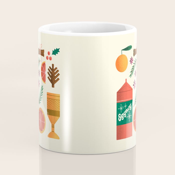 Egg Nog and Holiday Aromatic Foods Still Life Coffee Mug Gallery Image 4