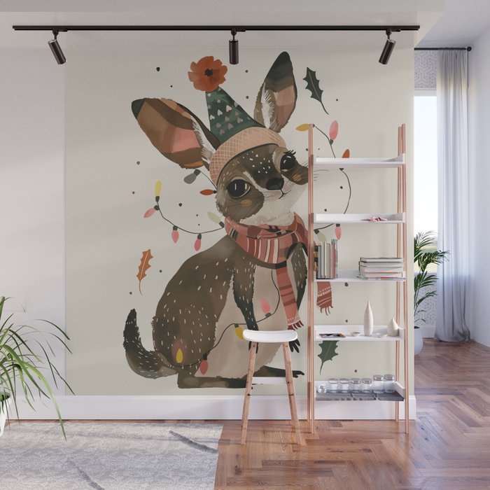 Festive Joey Wall Mural Gallery Image 1