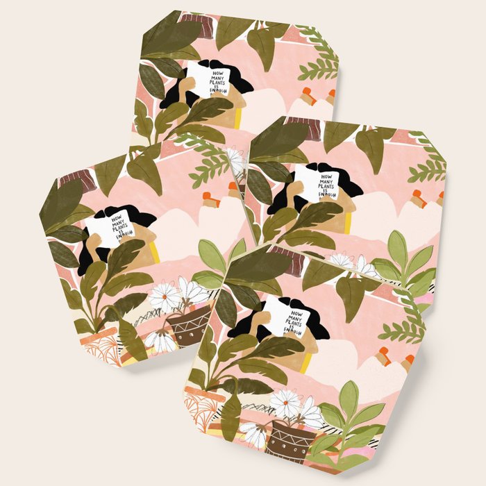 How Many Plants Is Enough Plants? Coaster Gallery Image 1