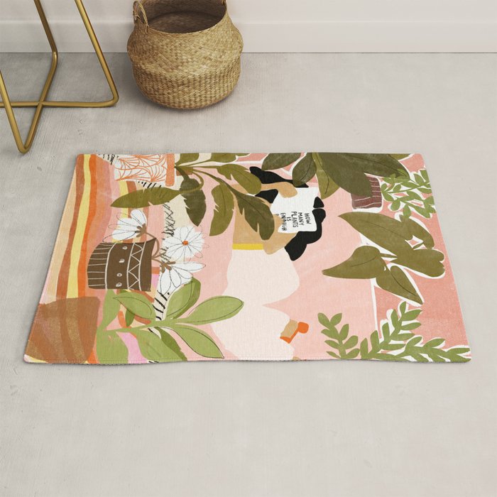 How Many Plants Is Enough Plants? Rug Gallery Image 1