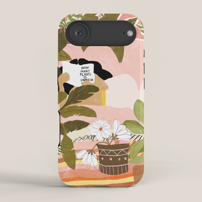 How Many Plants Is Enough Plants? iPhone Case Gallery Image 2