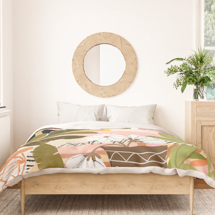 How Many Plants Is Enough Plants? Duvet Cover Gallery Image 3