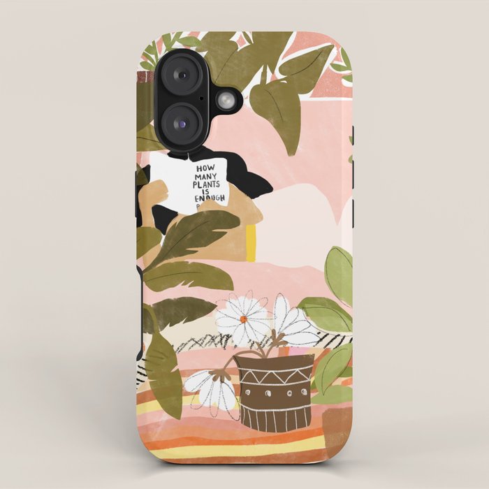 How Many Plants Is Enough Plants? iPhone Case Gallery Image 1