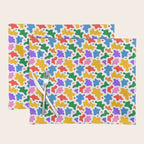 Abstract colorful art splash shape pattern Placemat Gallery Image 1