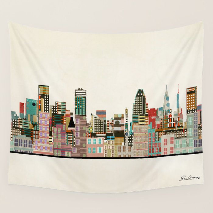 baltimore maryland Wall Tapestry Gallery Image 1