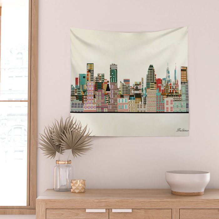 baltimore maryland Wall Tapestry Gallery Image 2