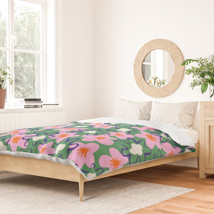 Bright Floral Duvet Cover Gallery Image 2