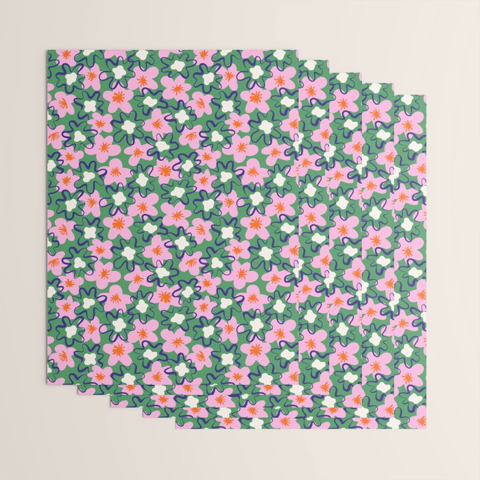 Bright Floral Wrapping Paper Gallery Image 3