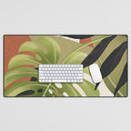Abstract Art Tropical Leaves 69 Desk Mat Gallery Image 1