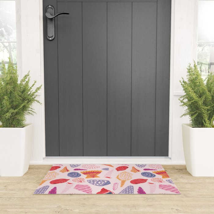 Tropical Seashells Welcome Mat Gallery Image 3