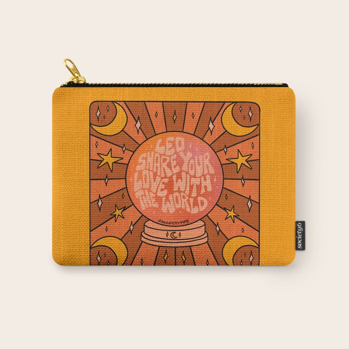 Leo Crystal Ball Carry All Pouch Gallery Image 1
