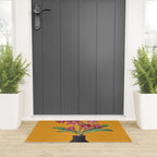 Flowers in Black Vase 2 Welcome Mat Gallery Image 3