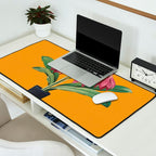 Flowers in Black Vase 2 Desk Mat Gallery Image 2