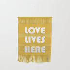 Love Lives Here Wall Hanging Gallery Image 1