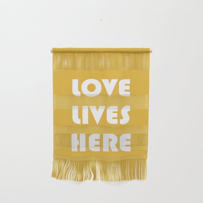 Love Lives Here Wall Hanging Gallery Image 1