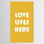 Love Lives Here Tablecloth Gallery Image 2