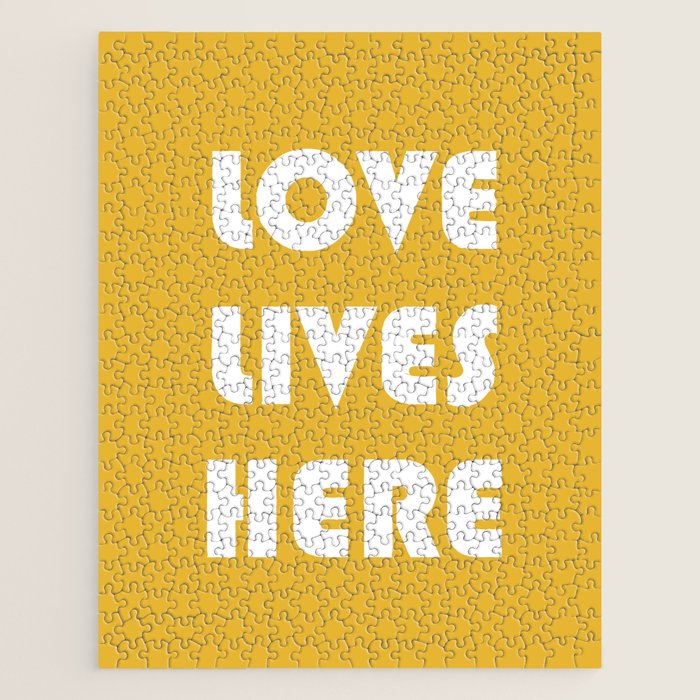 Love Lives Here Jigsaw Puzzle Gallery Image 1