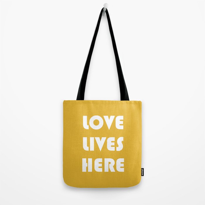 Love Lives Here Tote Bag Gallery Image 2