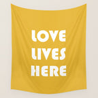 Love Lives Here Wall Tapestry Gallery Image 4