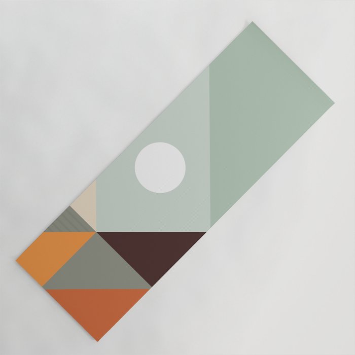 Geometric Landscape 24 Yoga Mat Gallery Image 1