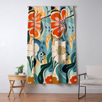 Austin Flower Market Print Window Curtain Gallery Image 5