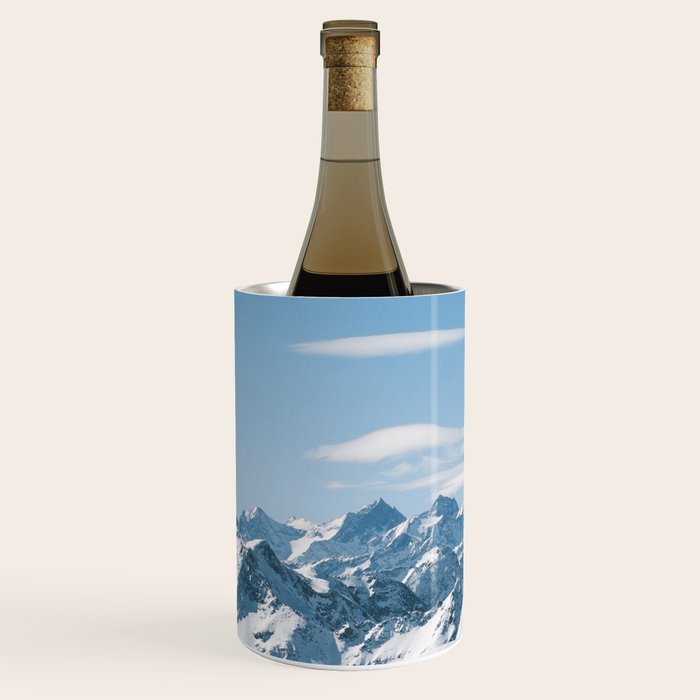 Snowy mountain range Wine Chiller Gallery Image 2