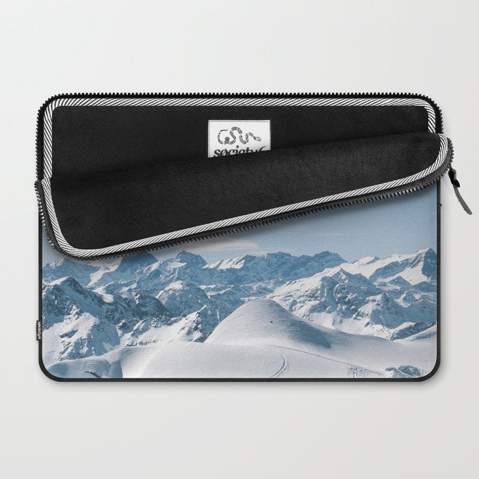 Snowy mountain range Laptop Sleeve Gallery Image 2