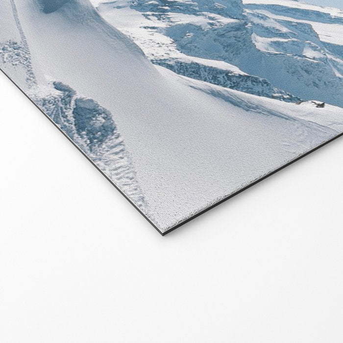 Snowy mountain range Welcome Mat Gallery Image 2
