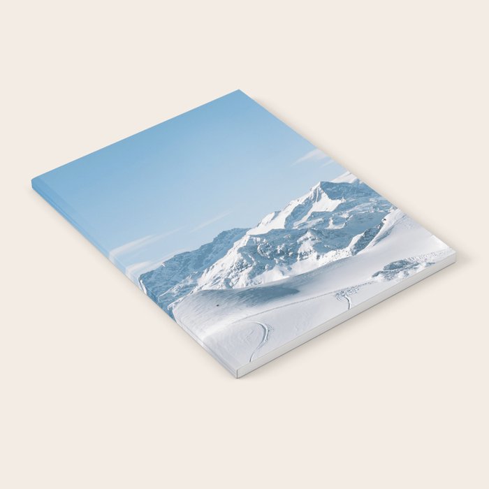 Snowy mountain range Notebook Gallery Image 1