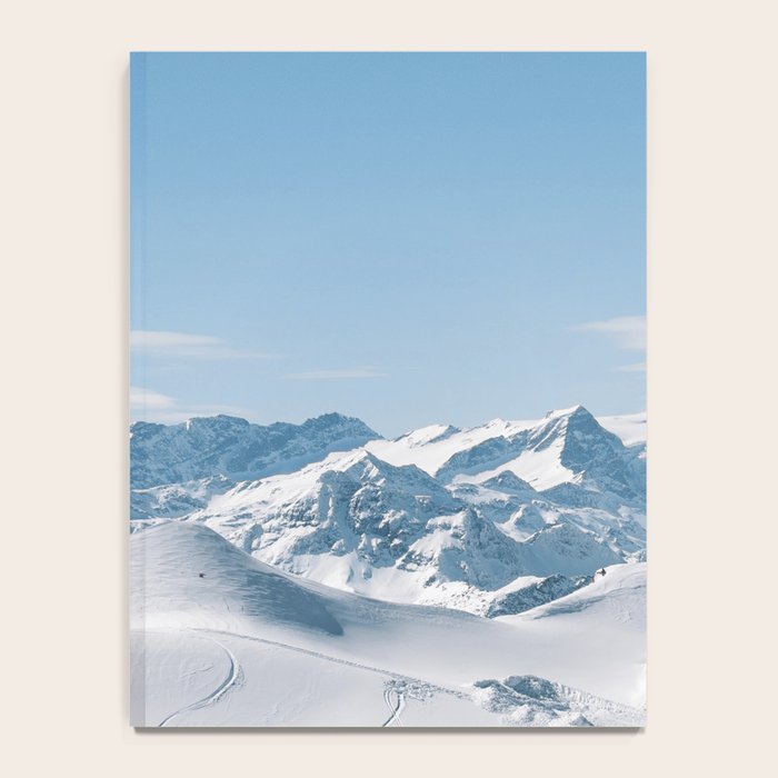 Snowy mountain range Notebook Gallery Image 4