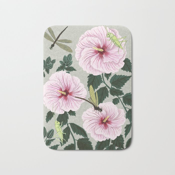 Grasshoppers and Dragonflies Bath Mat Gallery Image 1