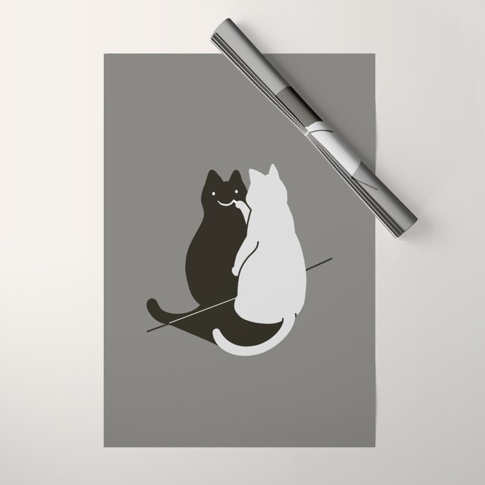 Be Pawsitive Wrapping Paper Gallery Image 1
