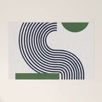Sage Modern Composition  Welcome Mat Gallery Image 1