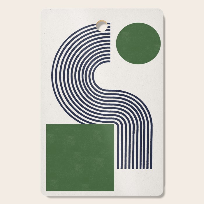 Sage Modern Composition  Cutting Board Gallery Image 1