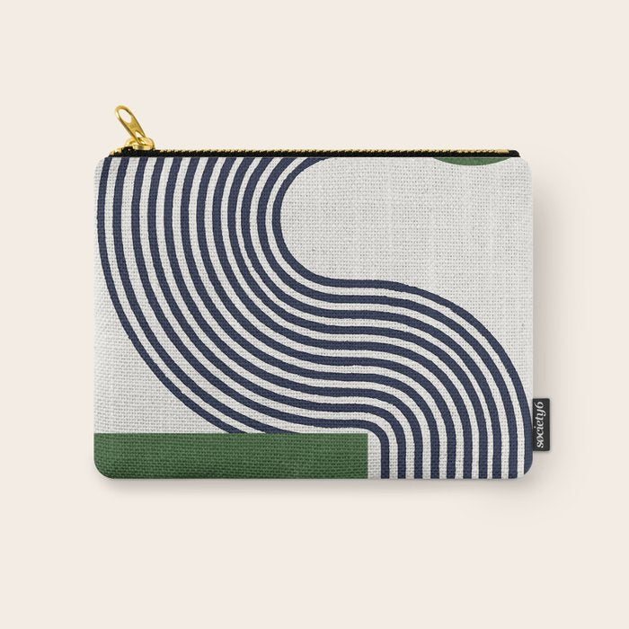 Sage Modern Composition  Carry All Pouch Gallery Image 1