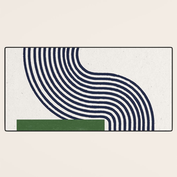 Sage Modern Composition  Desk Mat Gallery Image 3