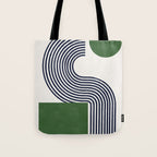 Sage Modern Composition  Tote Bag Gallery Image 1