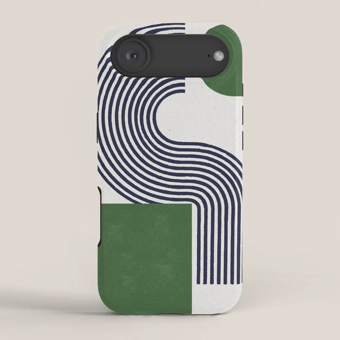 Sage Modern Composition  iPhone Case Gallery Image 2