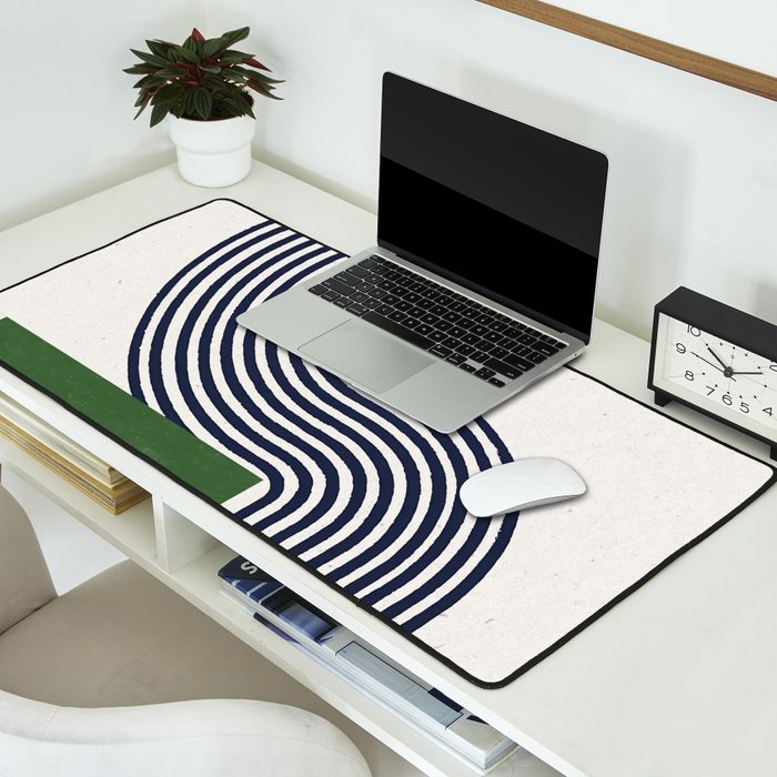 Sage Modern Composition  Desk Mat Gallery Image 2