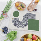 Sage Modern Composition  Cutting Board Gallery Image 2