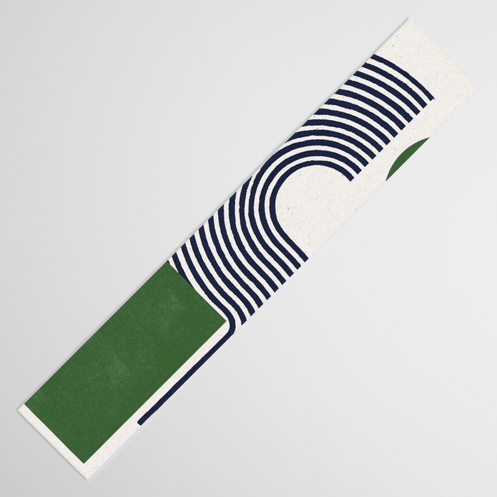 Sage Modern Composition  Table Runner Gallery Image 3