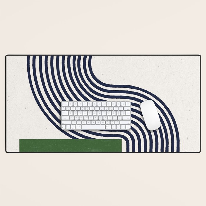 Sage Modern Composition  Desk Mat Gallery Image 1