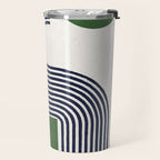 Sage Modern Composition  Travel Mug Gallery Image 2
