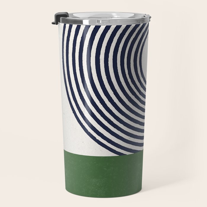 Sage Modern Composition  Travel Mug Gallery Image 3