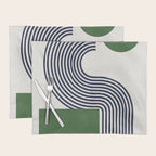 Sage Modern Composition  Placemat Gallery Image 1