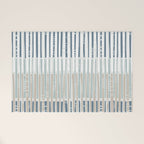 City life geometrics beams soft grey Welcome Mat Gallery Image 1